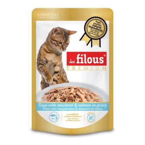 Filous premium atum e cavala salmão ao molho