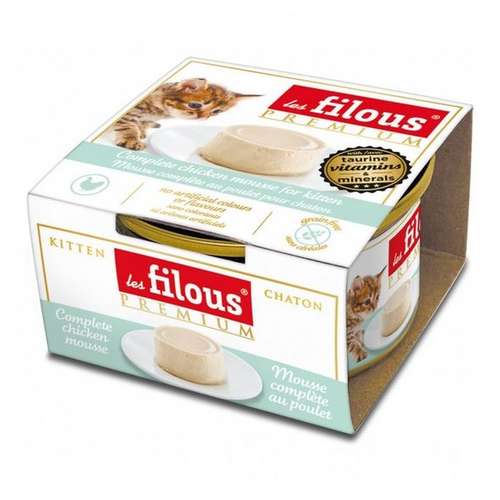 Filous premium frango duo mousse para gatinhos