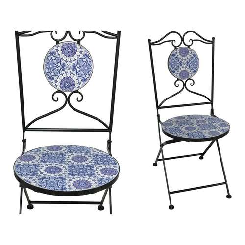 Cadeira Dobrável de Azulejo