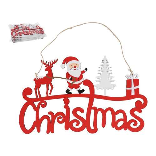 Pendente de Natal com Pai Natal