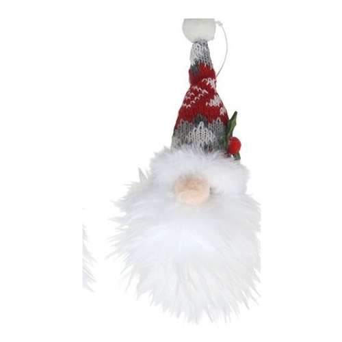 Gorro Cinzento e Vermelho · 19 cm