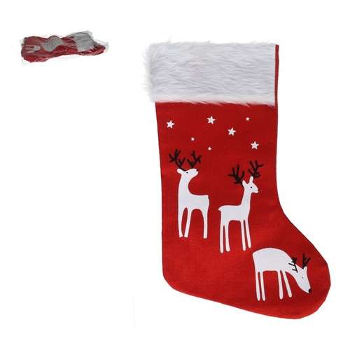 Bota de Natal com rena
