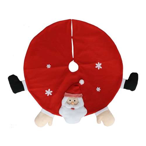 Tapete de pinheiro com Pai Natal 3D