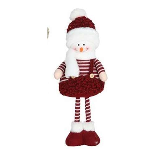 20x11x42 cm · Boneco de neve · Vermelho