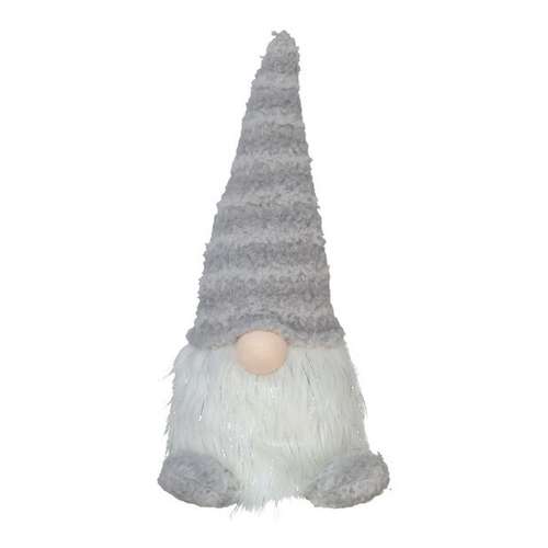 Gnomo com chapéu de riscas
