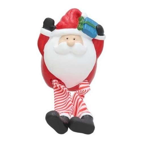 Figura de resina de Natal com pernas