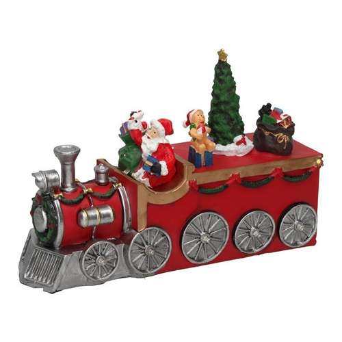 Comboio do Pai Natal com 9 LED