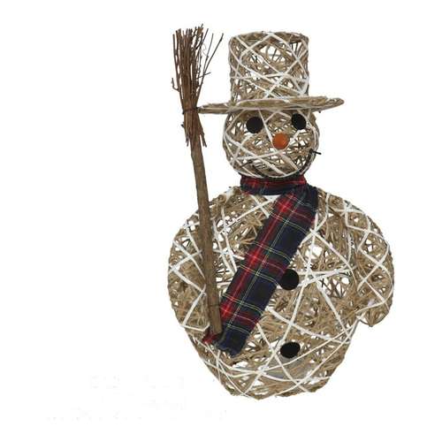 Boneco de neve com 10 LED