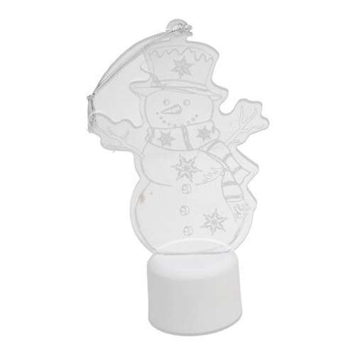 7x3,8x12,6 cm · Boneco de neve