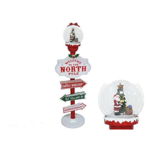 Cena Polo Norte LED com neve