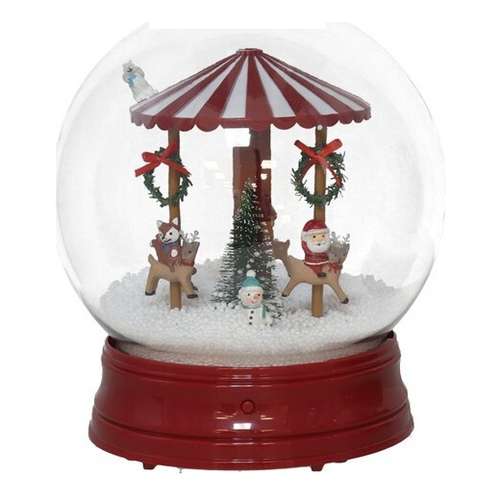 Esfera de neve com música 15 LED