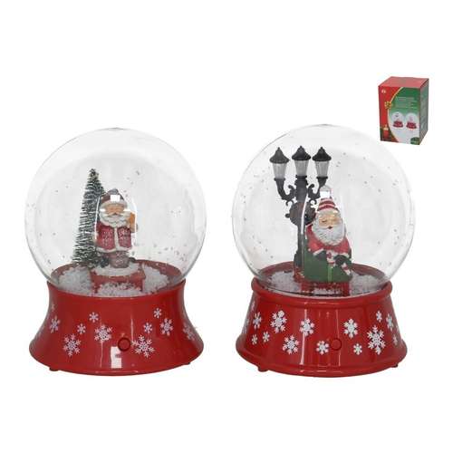 Globo de neve musical com LED