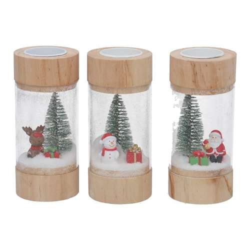 Figura de Natal com 5 luzes