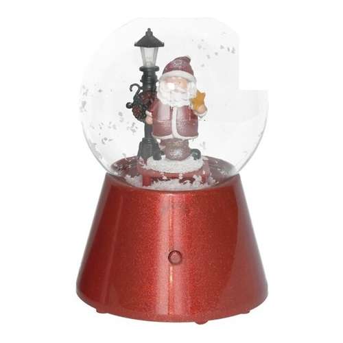 Globo de neve com música e 1 LED