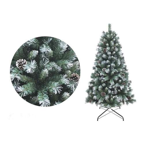 Pinheiro de Natal interior PVC branco 570 pontas