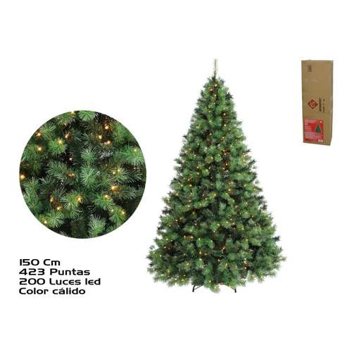Pinheiro de Natal 423 pontas com 200 LED