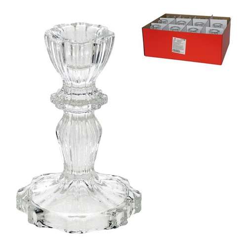 Castiçal de cristal boémio