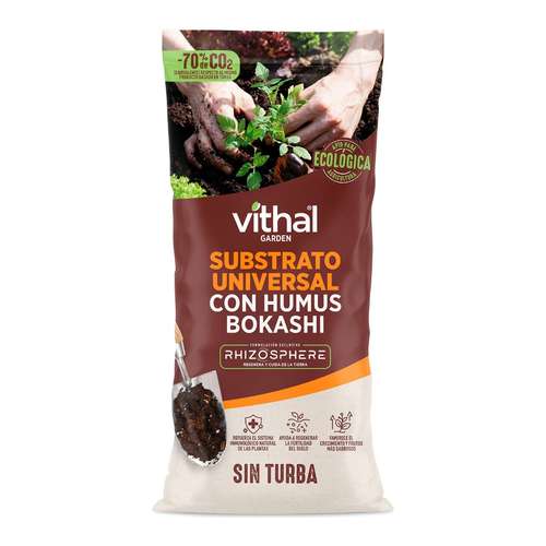 Vithal Rhizosphere Universal com Húmus Bokashi sem Turfa