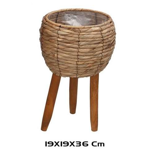 Castanho · 19x19x36 cm